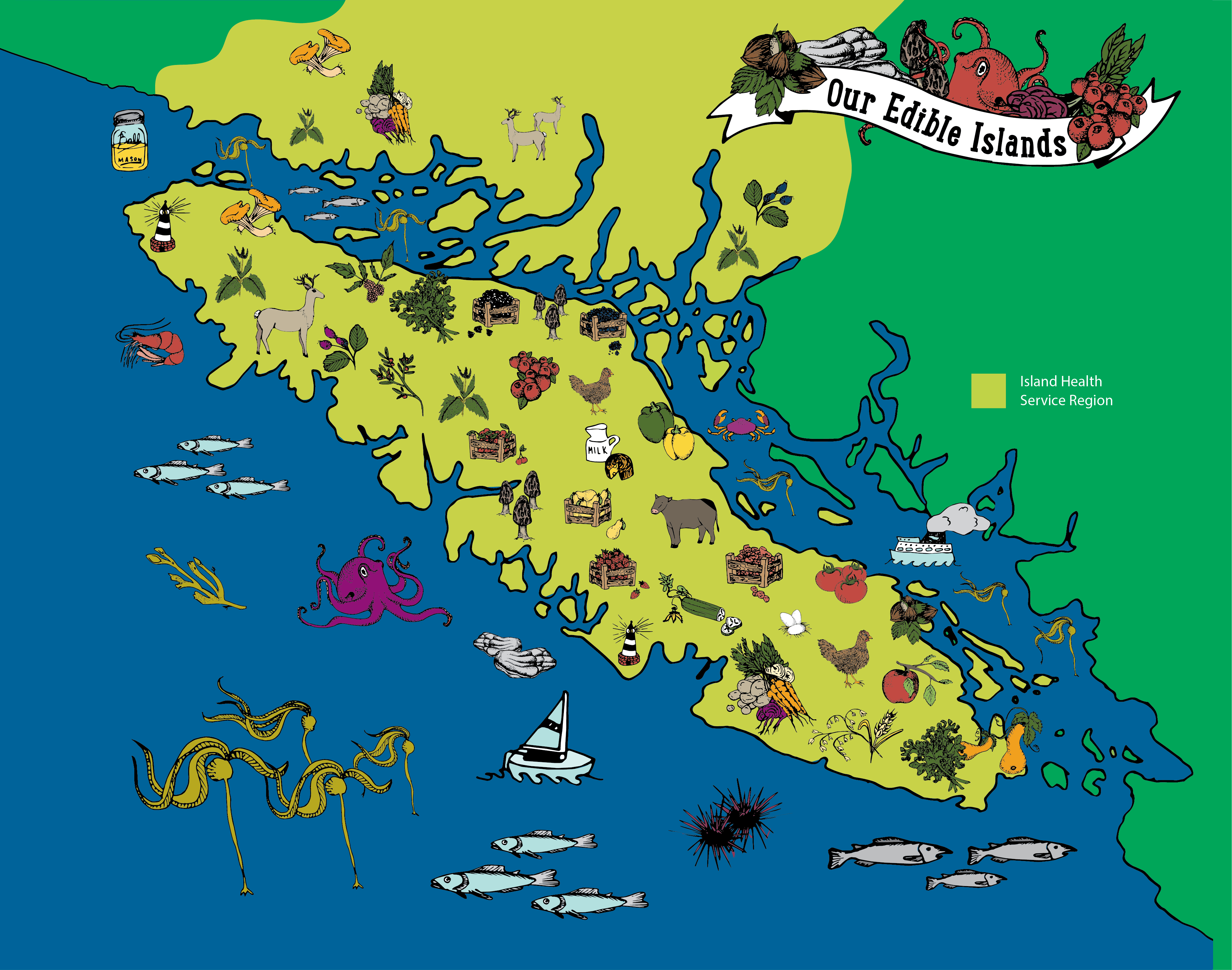 Island Food Map